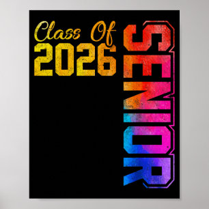 Poster Classe terminale de 2026 diplômée de l'école secon