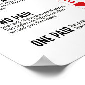 Poster Classement Poker Hand avec Visuals (Coin)