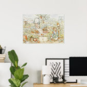 Poster Classic Beatrix Potter Peter et amis (Bureau à domicile)