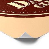 Poster Classic Brown Good Old Days Club Emblem (Coin)