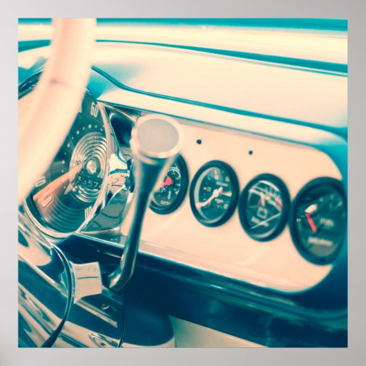 Poster Classic Car Dash (Devant)