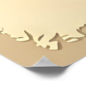 Poster Classic Car Outline (Coin)