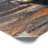 Poster Classic Diner - Pastel Impressionism Paint Style (Coin)