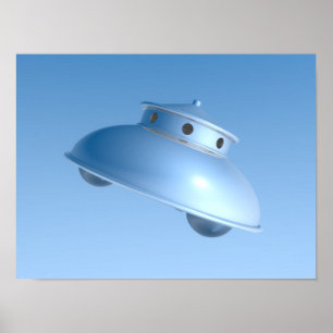 Poster Classic Flying Saucer