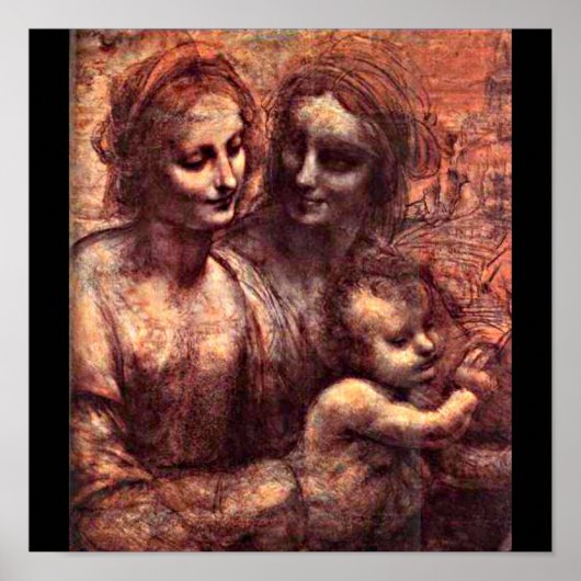 Poster-Classic/-Leonardo da Vinci 1 Poster (Voorkant)