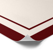 Poster Classic Monogram Wedding Welcome Sign (Coin)