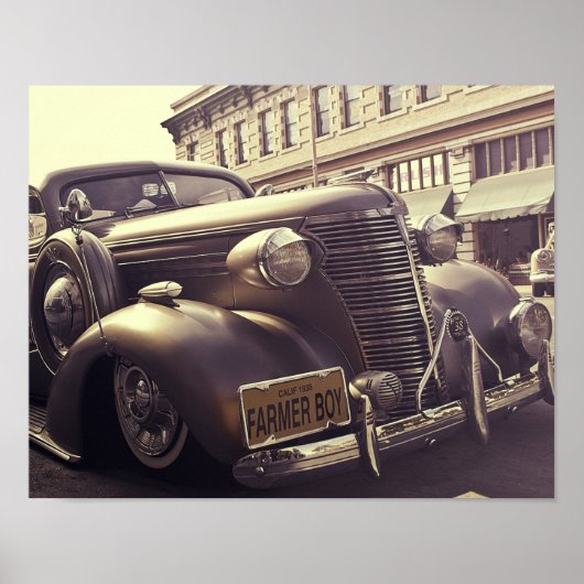 Poster Classic, old car (Devant)
