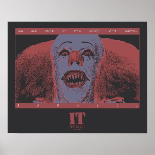 Poster Classic Pennywise - beaucoup mieux quand vous avez (Devant)