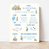 Poster Classic Peter le lapin Editable Jalon Graphique