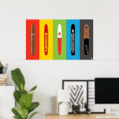 Poster Classic Snowboards - L'époque des Snurfer (Bureau à domicile)