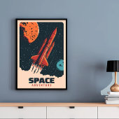 Poster Classic Space Adventure Vintage