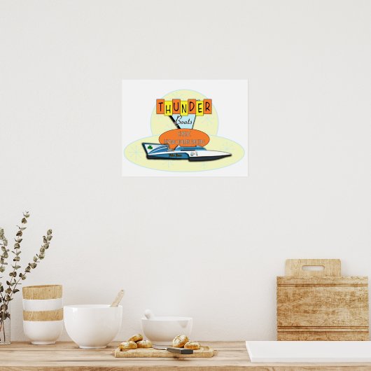 Poster Classic Thunderboats (Cuisine)