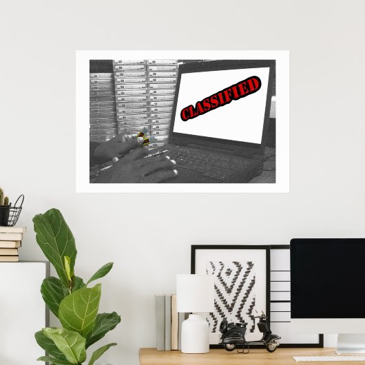 Poster Classifié (Bureau à domicile)