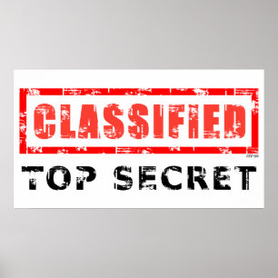 Poster Classifié Top Secret