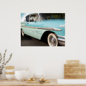 Poster Classique 58 Chevy (Cuisine)