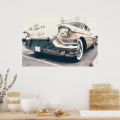 Poster Classique Américain Cadillac (Cuisine)