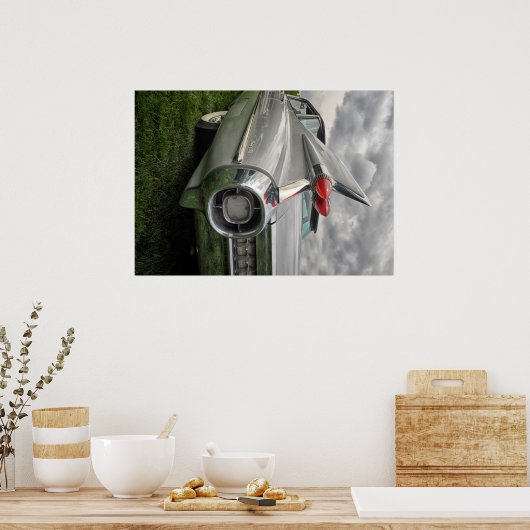 Poster Classique Cadillac 1959 (Cuisine)