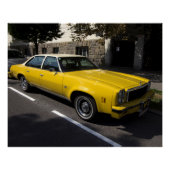 Poster Classique Chevrolet Malibu (Devant)