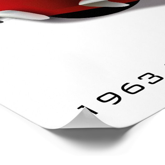 Poster classique Corvette Stingray (Coin)