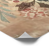 Poster classique de cerfs de Noël (Coin)