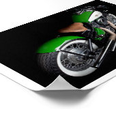 Poster Classique de Kawasaki (Coin)