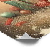 Poster classique de l'arbre de Noël (Coin)