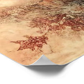 Poster classique de Noël Père Noël (Coin)