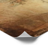 Poster classique de Noël Snowman (Coin)