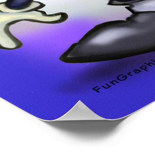 Poster classique de tennis (Coin)