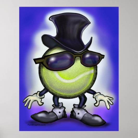 Poster classique de tennis (Devant)