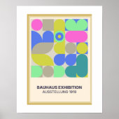 Poster classique géométrique bauhaus design d'affiche (Devant)