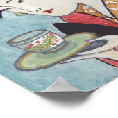 Poster Classique japonais Geisha Lady Art (Coin)