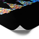 Poster Classique Peekaboo Reindeer (Coin)