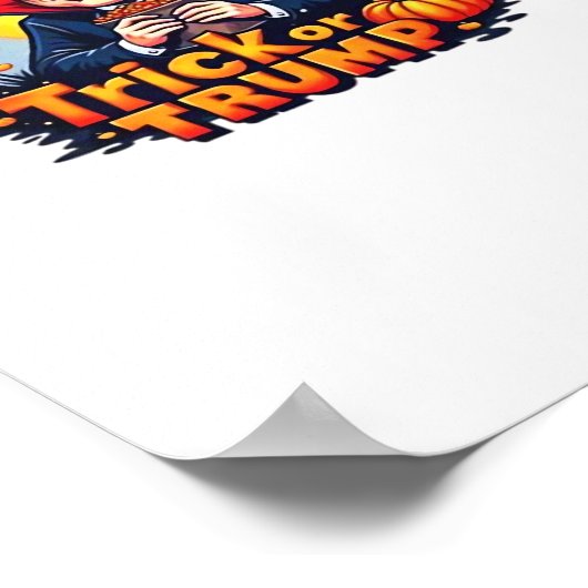 Poster Classique Trick Ou Halloween (Coin)