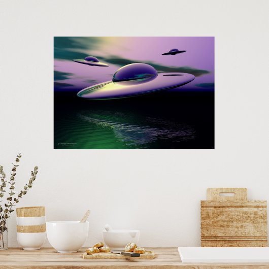 Poster Classique UFO (Cuisine)