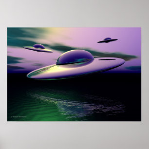 Poster Classique UFO