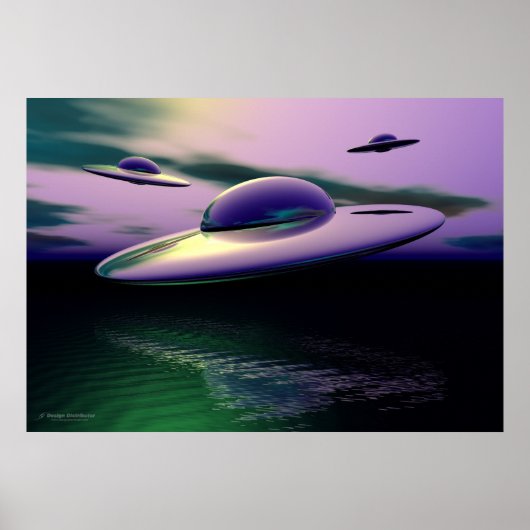 Poster Classique UFO (Devant)