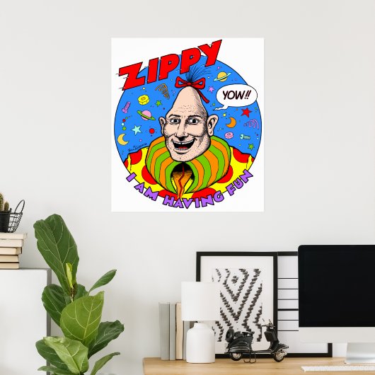 Poster classique Zippy (Bureau à domicile)
