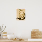 Poster Classiques Zen - Hakuin Ekaku - Daruma (Cuisine)