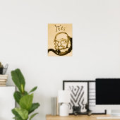 Poster Classiques Zen - Hakuin Ekaku - Daruma (Bureau à domicile)