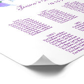 Poster Classy Chic Clematis Mariage Sein Chart (Coin)