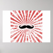 Poster Classy Mustache (Devant)