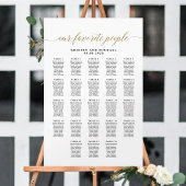 Poster Classy Our Favorite 23 Table Seating Chart