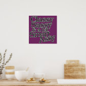 Poster Classy Sassy et un peu Smart Assy (Cuisine)