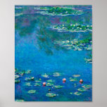 Poster Claude Monet<br><div class="desc">Claude Monet - Water Lilies (1906). La célèbre peinture artistique.</div>