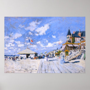 Poster Claude Monet : À la plage de Trouville