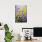 Poster Claude Monet - Agapanthus (Bureau à domicile)