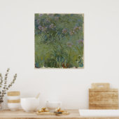 Poster Claude Monet - Agapanthus (Cuisine)