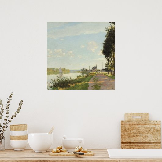Poster Claude Monet - Argenteuil (Cuisine)