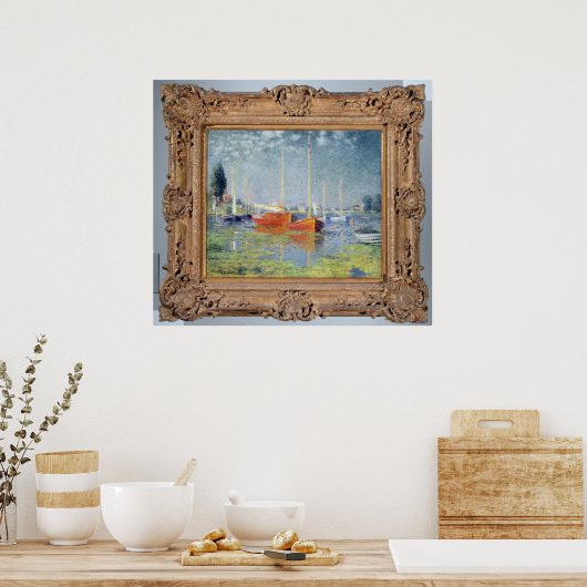 Poster Claude Monet | Argenteuil, 1875 (Cuisine)